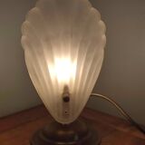Vintage shell table lamp
