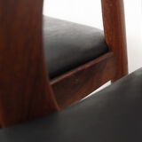 Lot de 4 chaises en teck, design danois, années 1970, Danemark