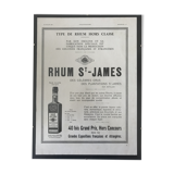 Advertising poster Rhum St-James 1932
