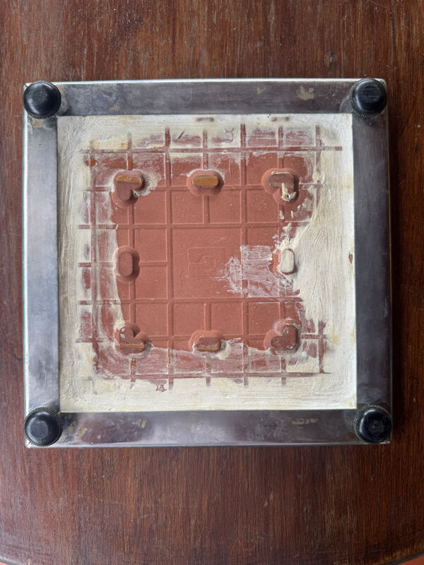 Dessous de plat en céramique émaillée, années 70