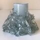 Design glass vase annees 80