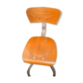 Chaise industriel metal et bois