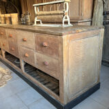 Large antique sideboard with 12 drawers