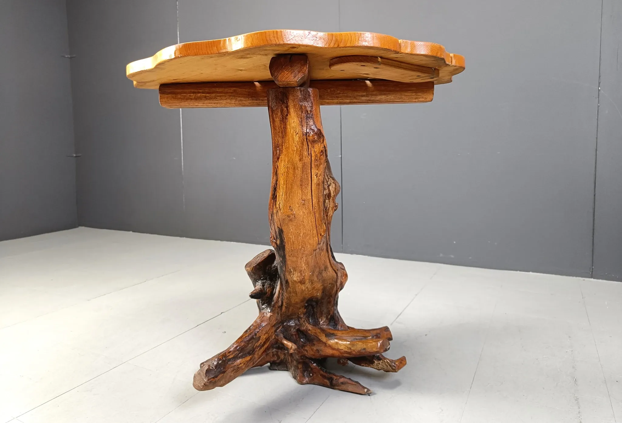 Vintage tree root table, 1960s