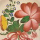 Oriental earthenware plate