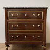Commode en acajou de style louis xvi d époque du xix ème siècle