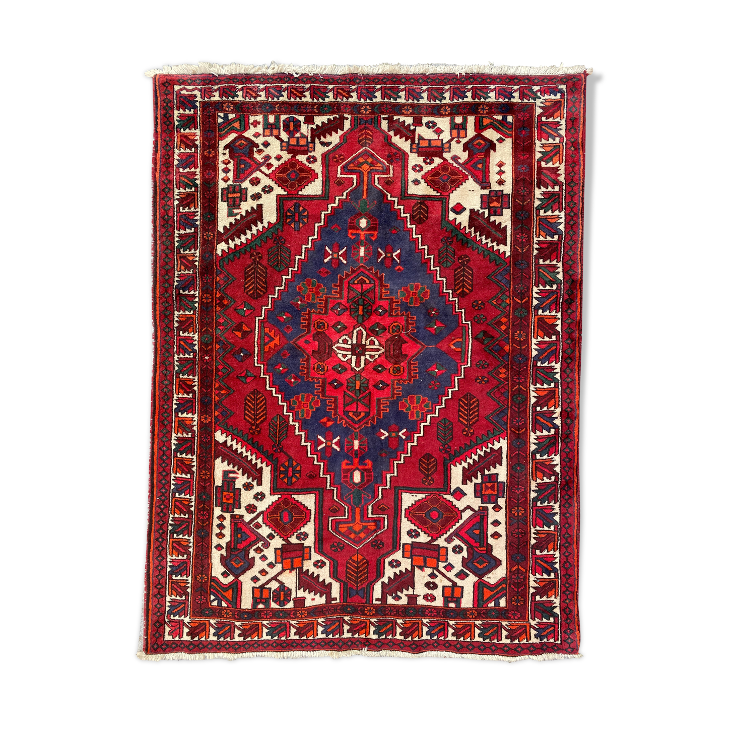 Nice ancient Persian carpet Hamadan 160x218 cm