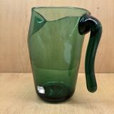 Pichet en verre Empoli vert
