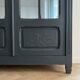 Armoire vitrine ancienne patinée