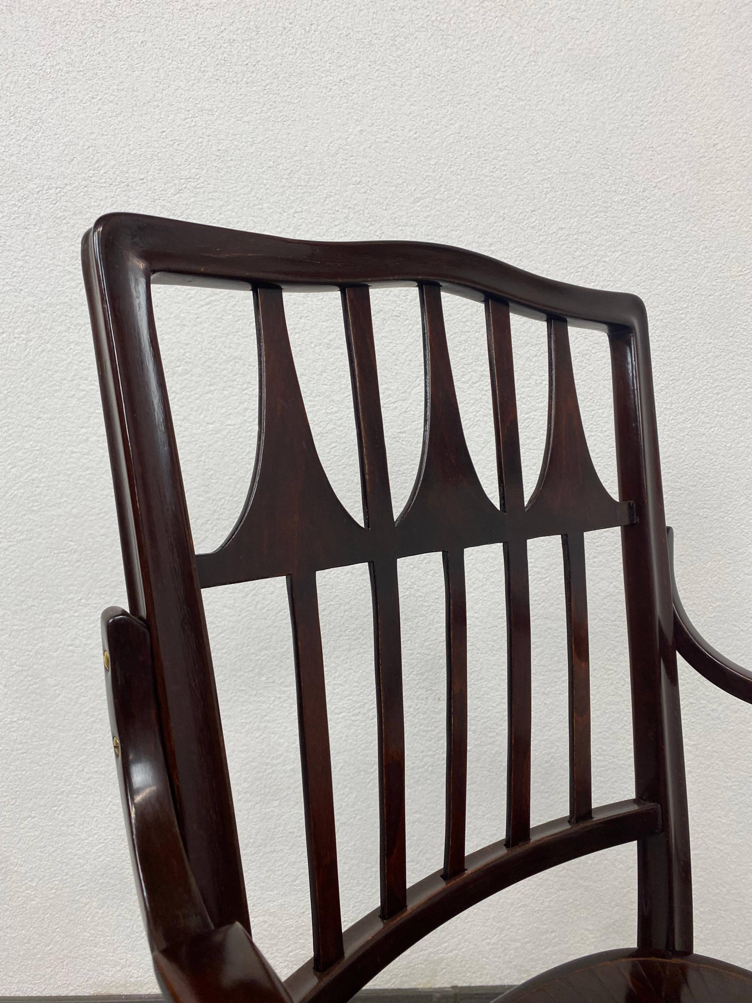 Office chair Secession nr.327 by Koloman Moser for J.&J.Kohn