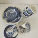 Mix & Match Blue Earthenware Brunch Set – Gien, England, Italy