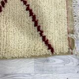 Handcrafted Moroccan Berber carpet 180 x 154 CM