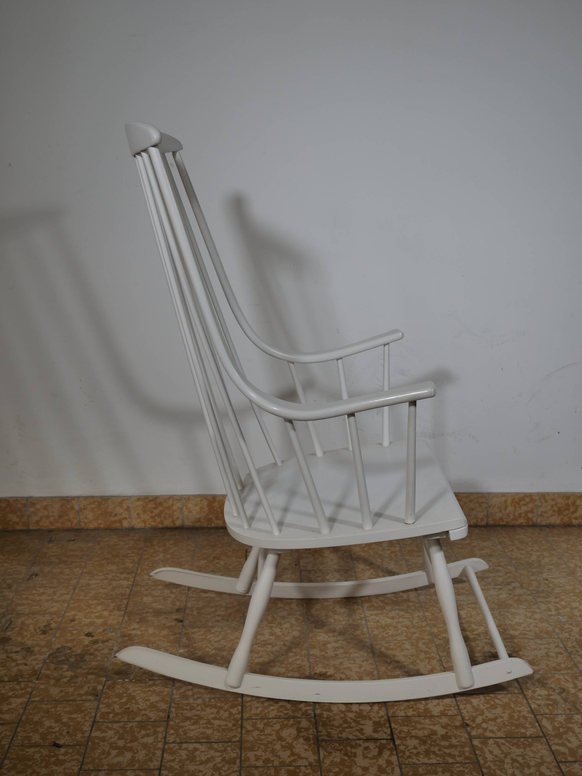 Fauteuil à bascule de Lena Larsson pour Nesto, années 1960