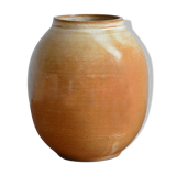 Small varnished sandstone vase