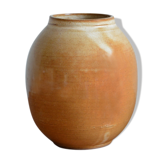 Small varnished sandstone vase