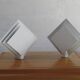 Pair of Lumiance bedside lamps or wall lights in lacquered sheet metal