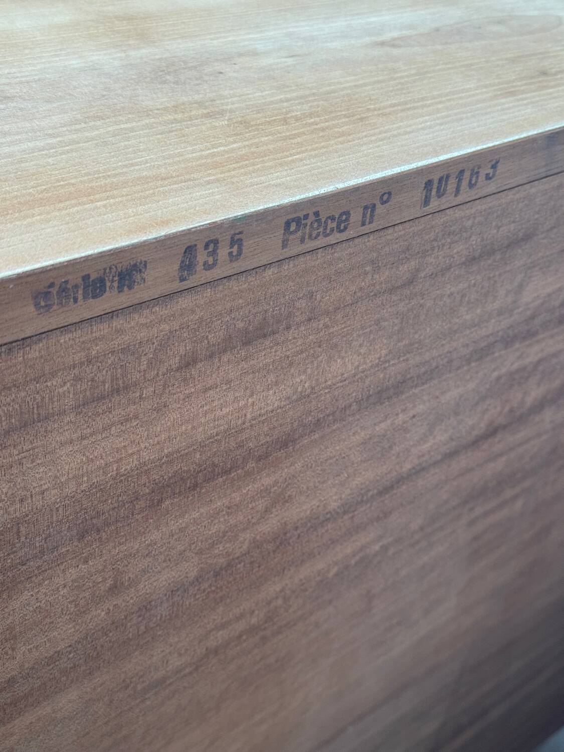 Revisited Louis XV chest of drawers – sanded solid wood – ready to personalize