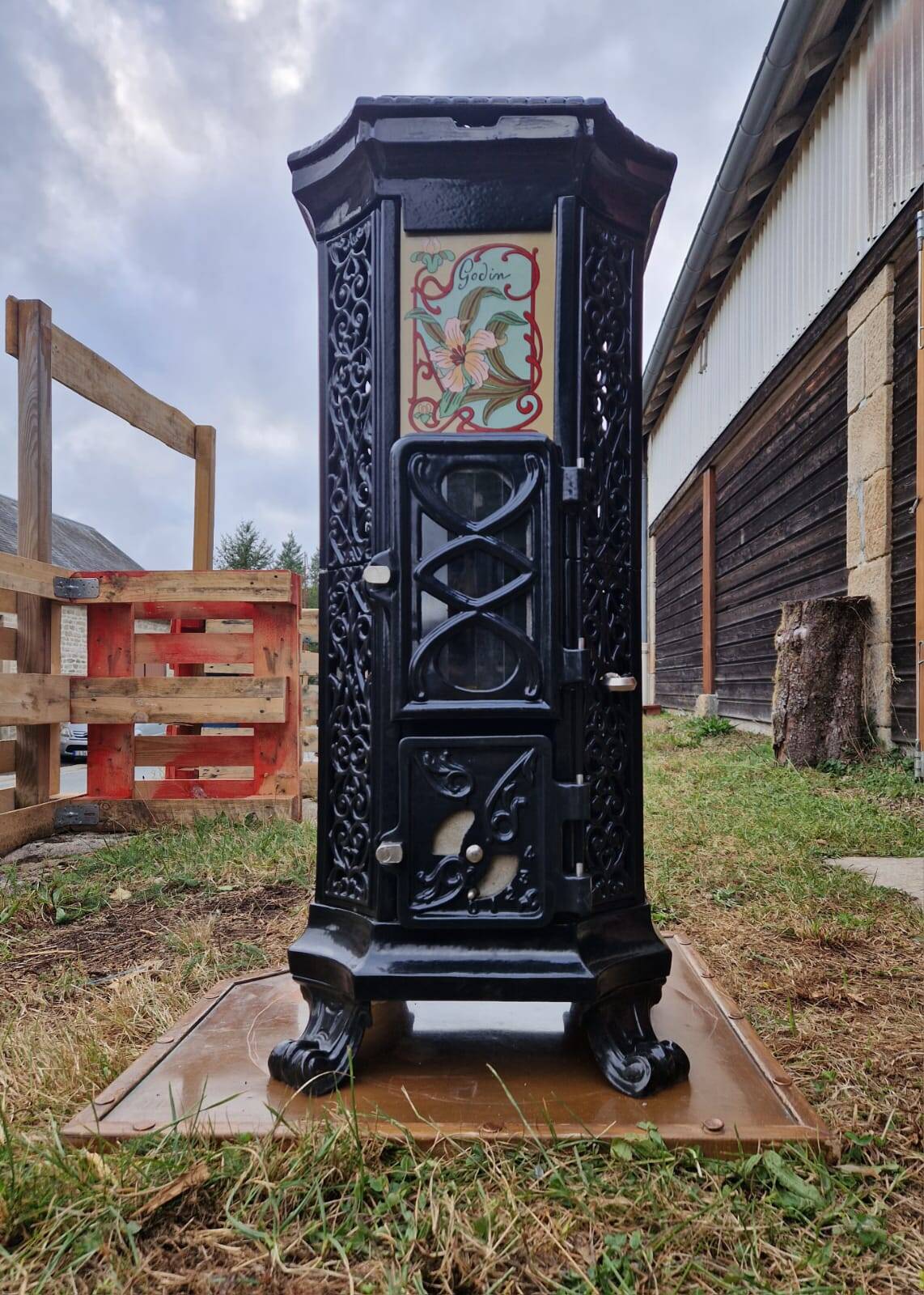 Godin wood stove n°3736, “the belle epoque”