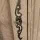Solid oak patinated sideboard/desk