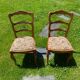 Set of two padded chairs NF France