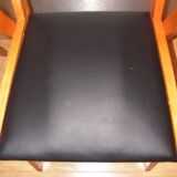 Pair of vintage bridge armchairs