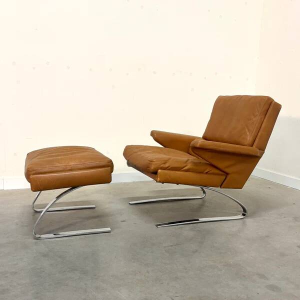 COR Swing lounge chair with hocker, 1970s