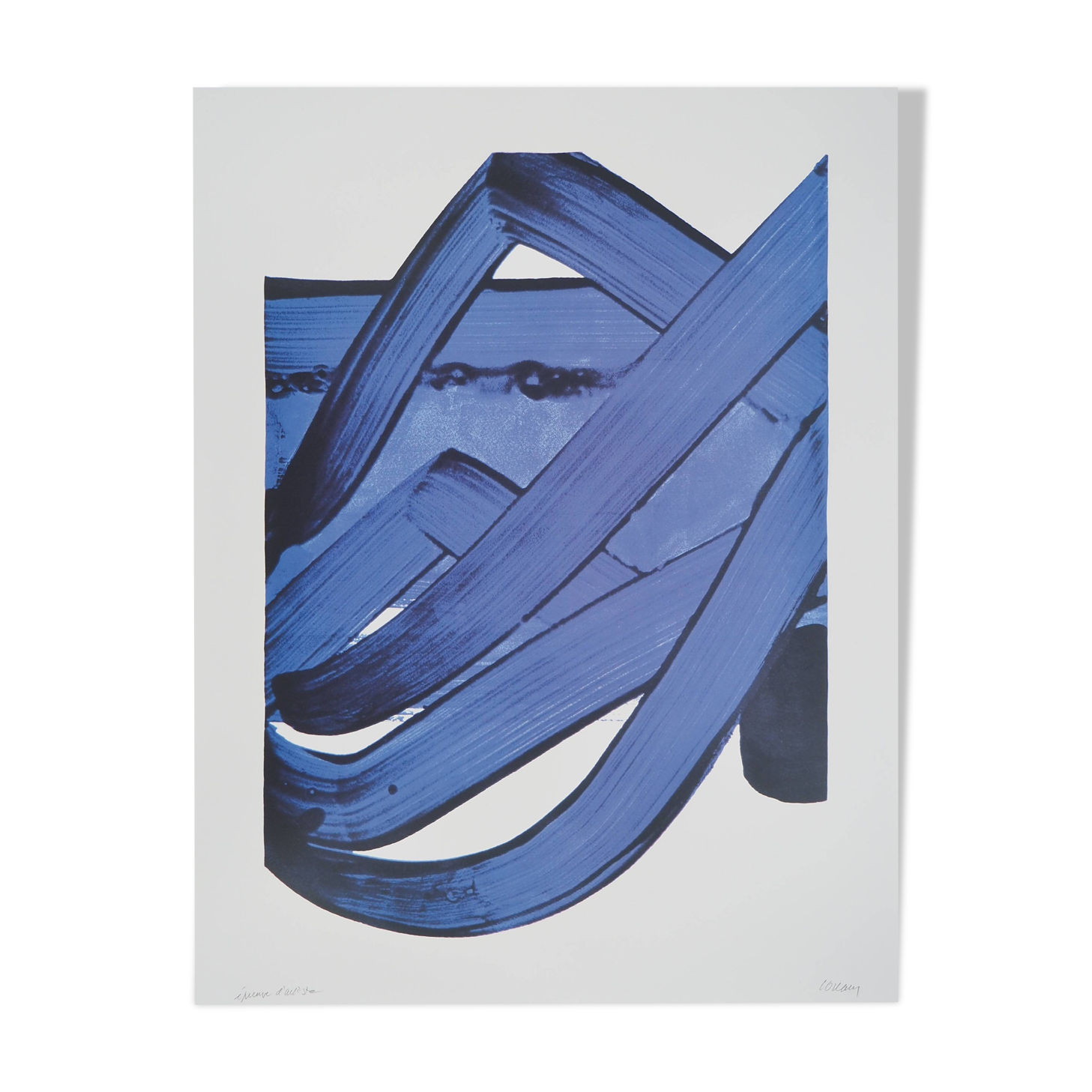 Pierre SOULAGES: Screenprint n 18, 1988 - Original signed poster