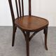 Set of 8 Baumann bistro chairs in bent beech, France circa 1930.