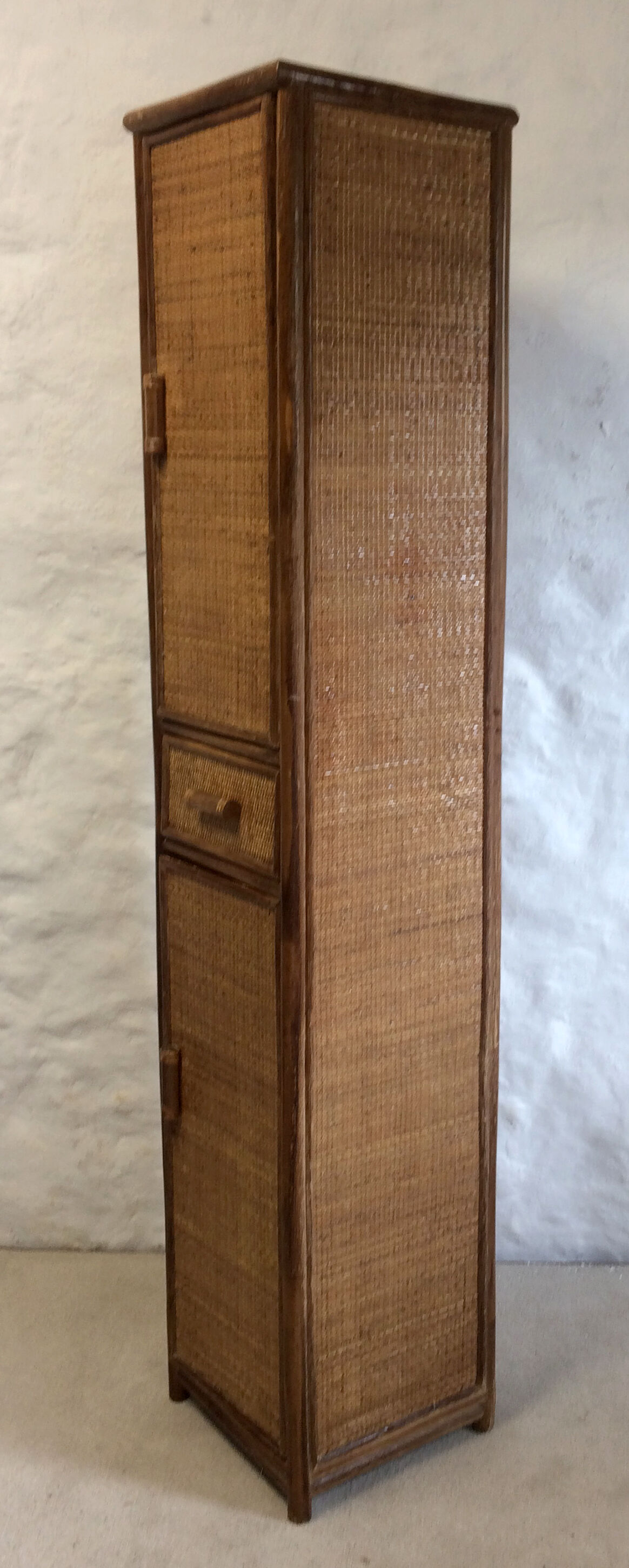 Bamboo and rattan closet
