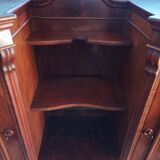 English mahogany shelf sideboard 19th