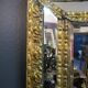 Napoleon III gold copper windshield mirror - 58x38cm