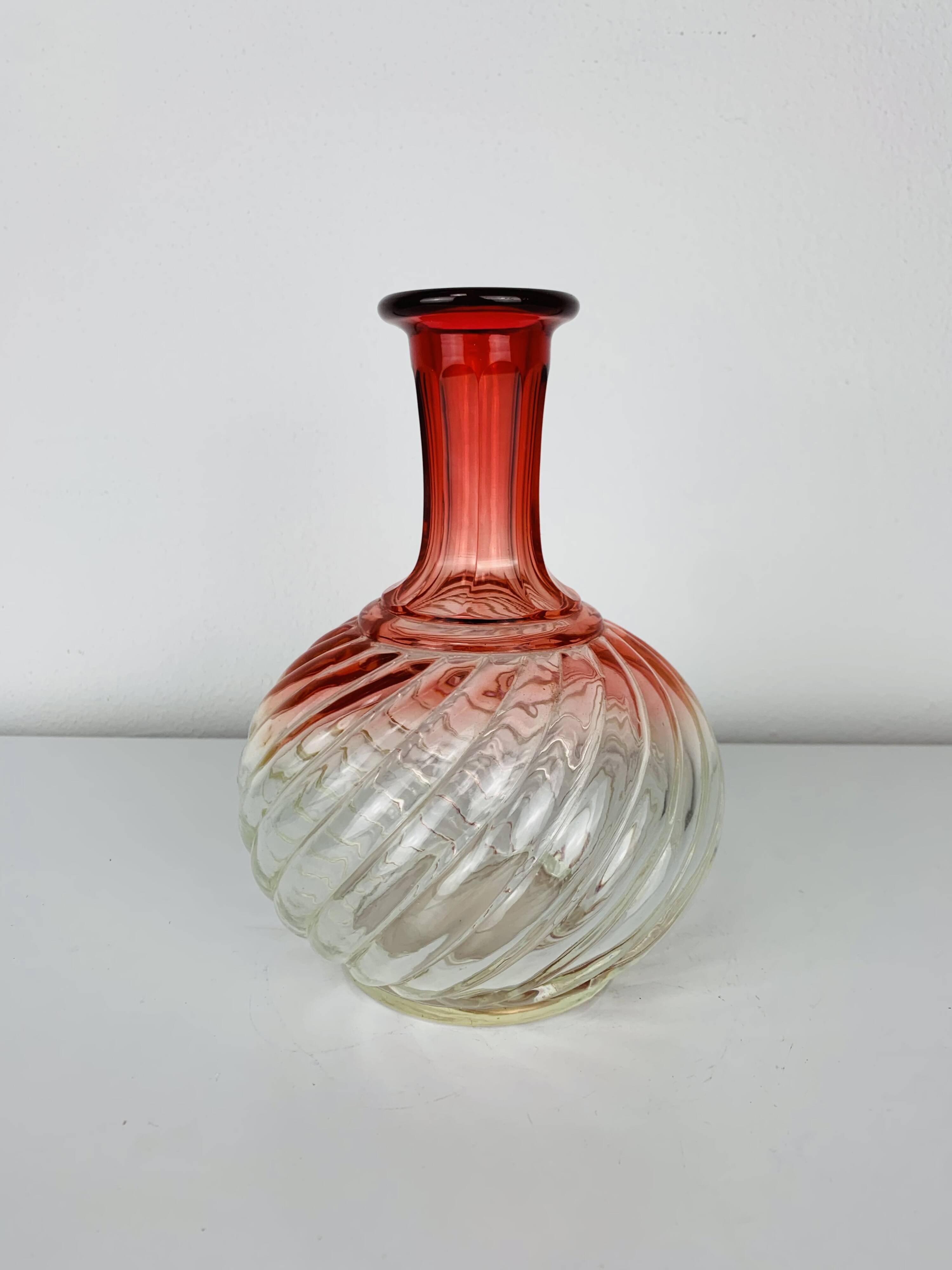 Baccarat crystal vase, Bamboo model