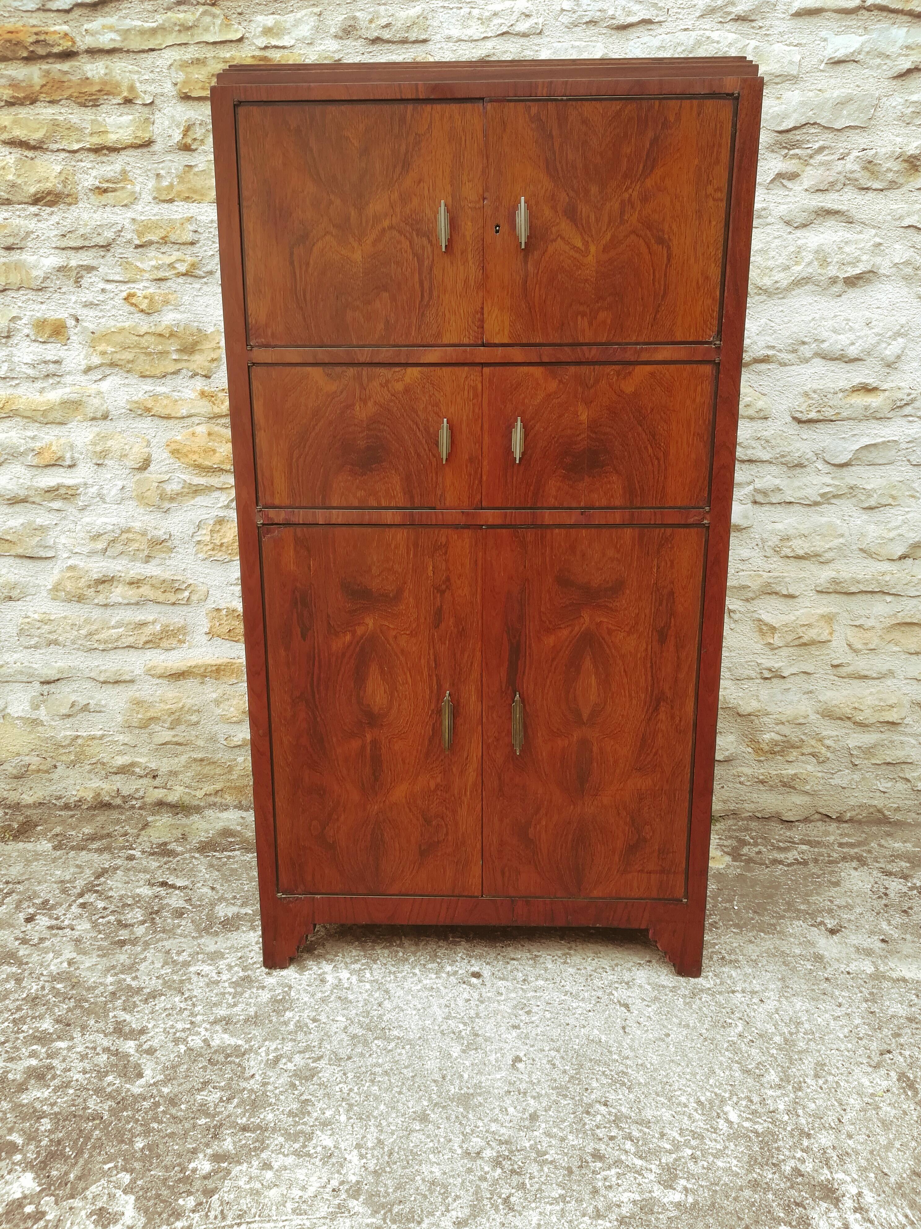 Art deco furniture with six doors