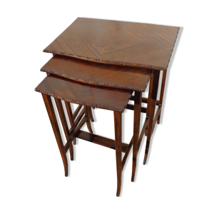 tables gigognes en acajou