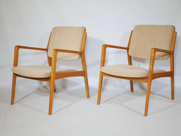 Ensemble de chaises longues des années 1970 au design scandinave