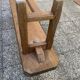 Solid oak farmhouse bench 220cm for rustic farmhouse table 1950