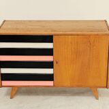 U-458 pink sideboard by Jiri Jiroutek for Interier Praha 1960