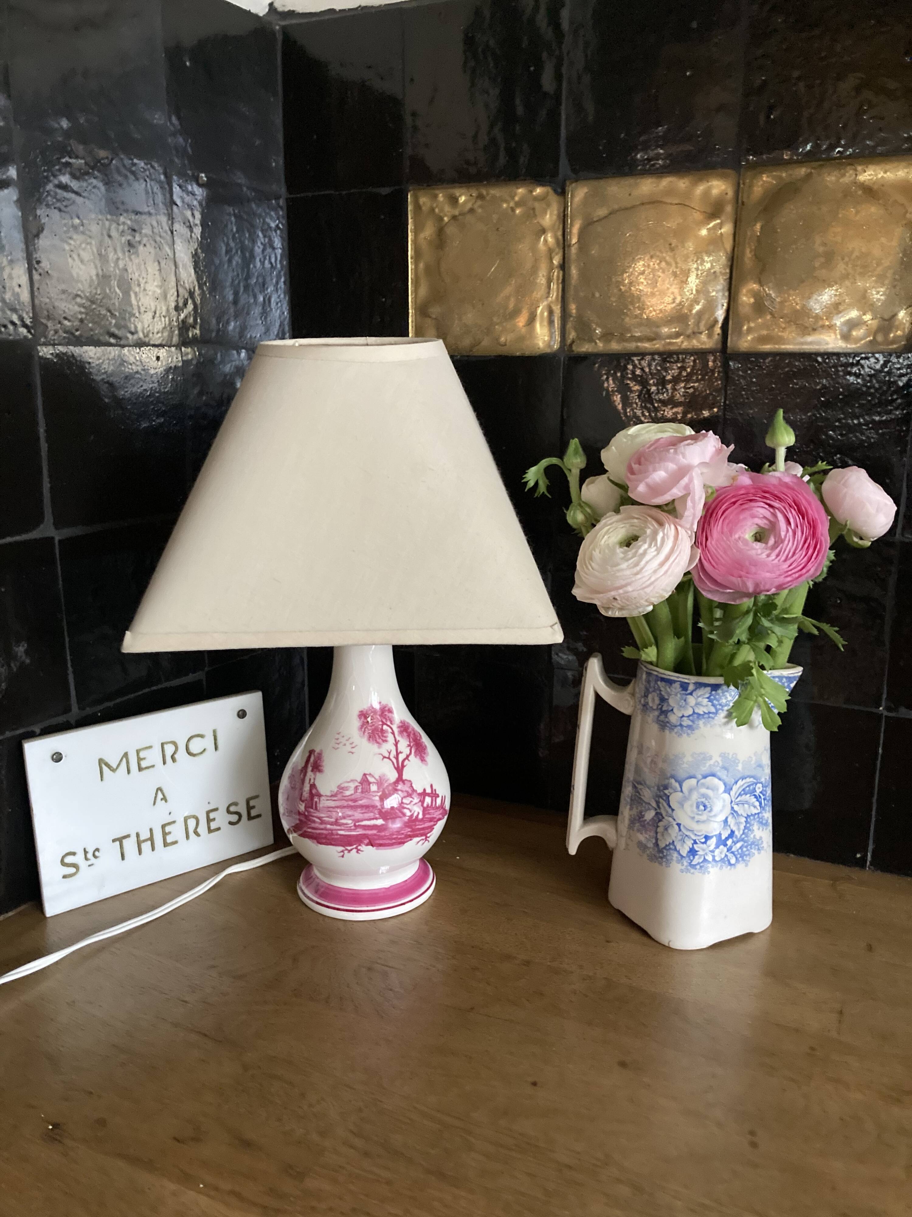 Pair of bedside lamps