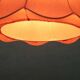 Suspension tulipe scandinave vintage rose