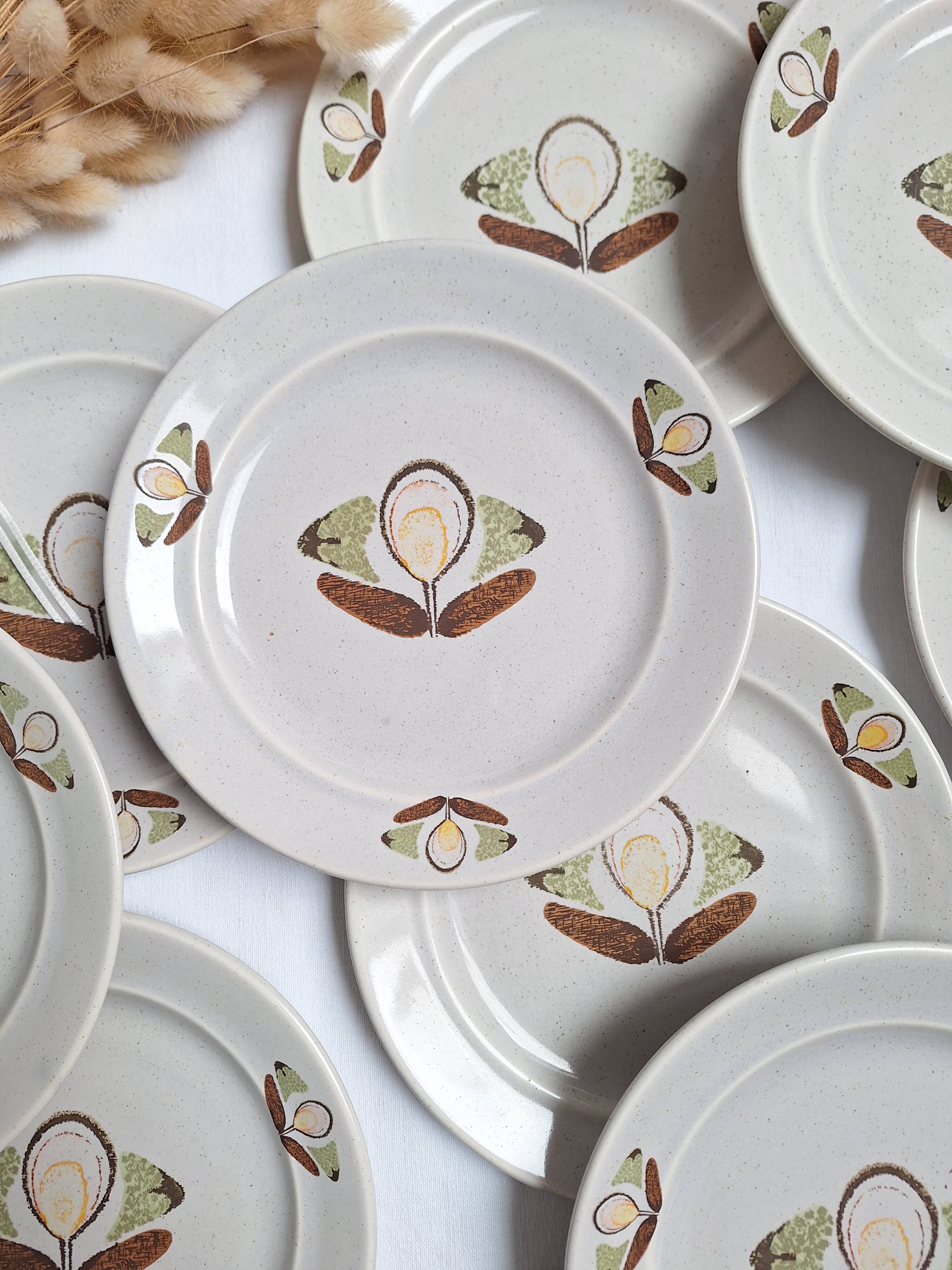 St Amand dessert plates 1970