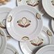 St Amand dessert plates 1970