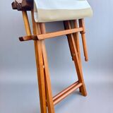 Pair of folding director's chairs