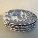 6 Hollow plates English Vintage style