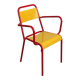 Fauteuil métal Stella indislocable années 50