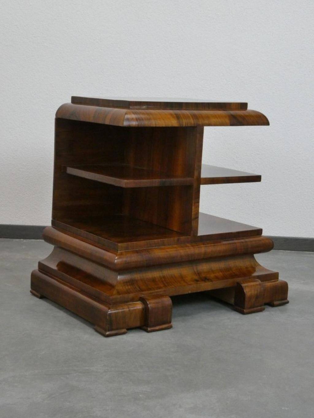 Art Deco Display Cabinet in Walnut