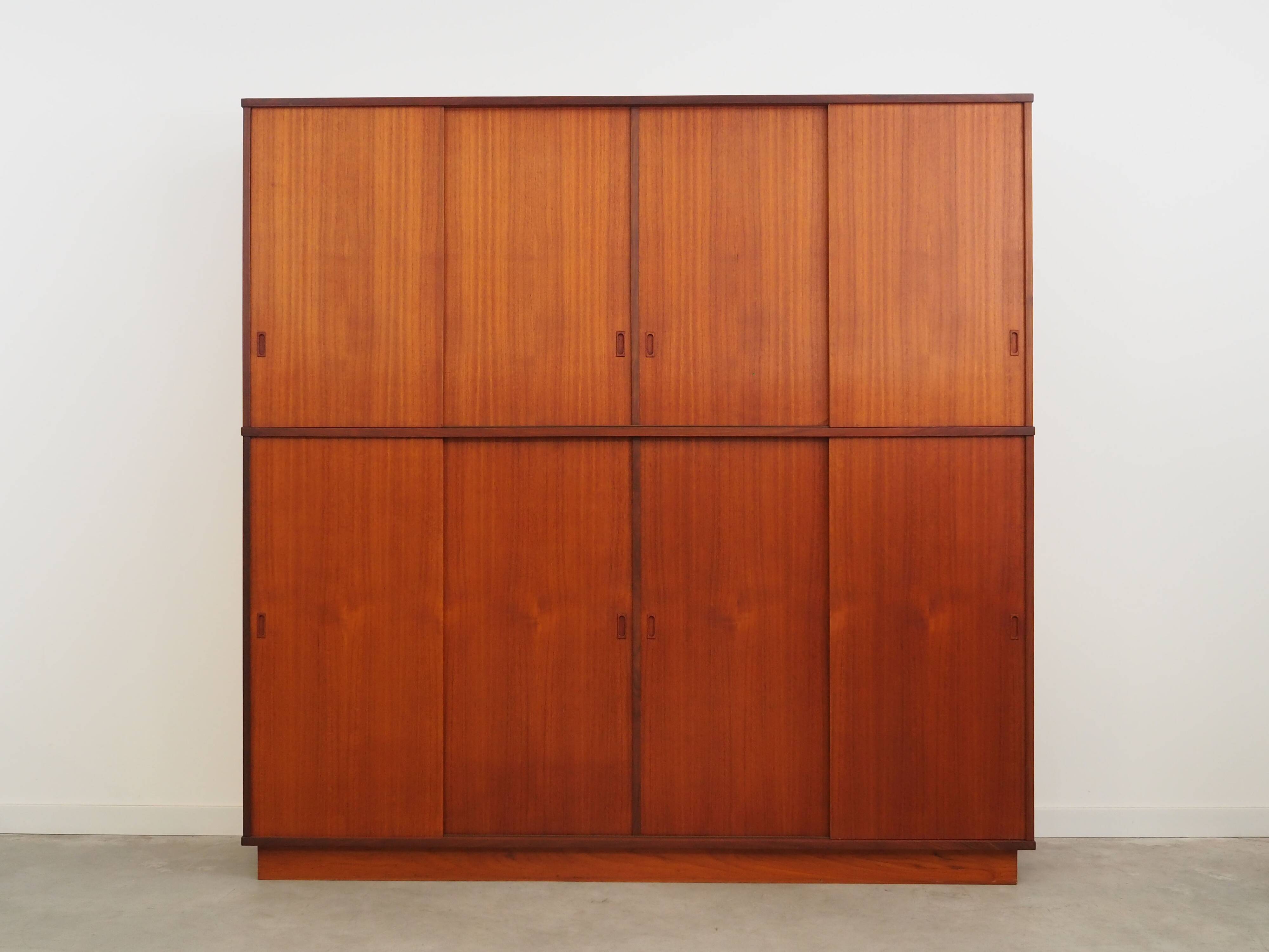 Teak cabinet, Danish design, 1960s, production: Denmark