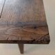 Campaign table in solid oak, Directoire style.