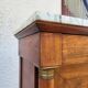 Empire secretary with detached columns in walnut from the 19th century