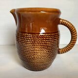 Sarreguemines slip rope pitcher