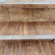 Old rack - workshop shelf in Burmese teak